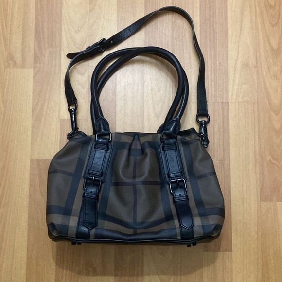 Burberry smoked best sale check crossbody bag
